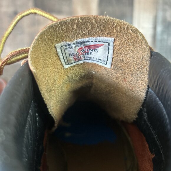 Red Wing 204 Vintage Plain Toe Supersole Work Boots Mens 11.5 D - Picture 6 of 12